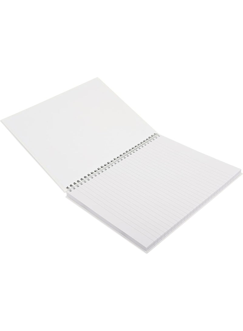 FIS® Notebook Double Loop Spiral Binding, Hard Cover Materials, Size 10x8" Inches, 8mm Single Line Ruling, 96 Sheets, 192 Pages, Packet of 5 Pieces, Dolphin Cover Design 1-FSNBSHC1896-DOL1 - Image 3